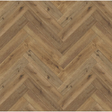 SPC плитка (кварцевый ламинат) CronaFloor Herringbone ДУБ ГРАС H017